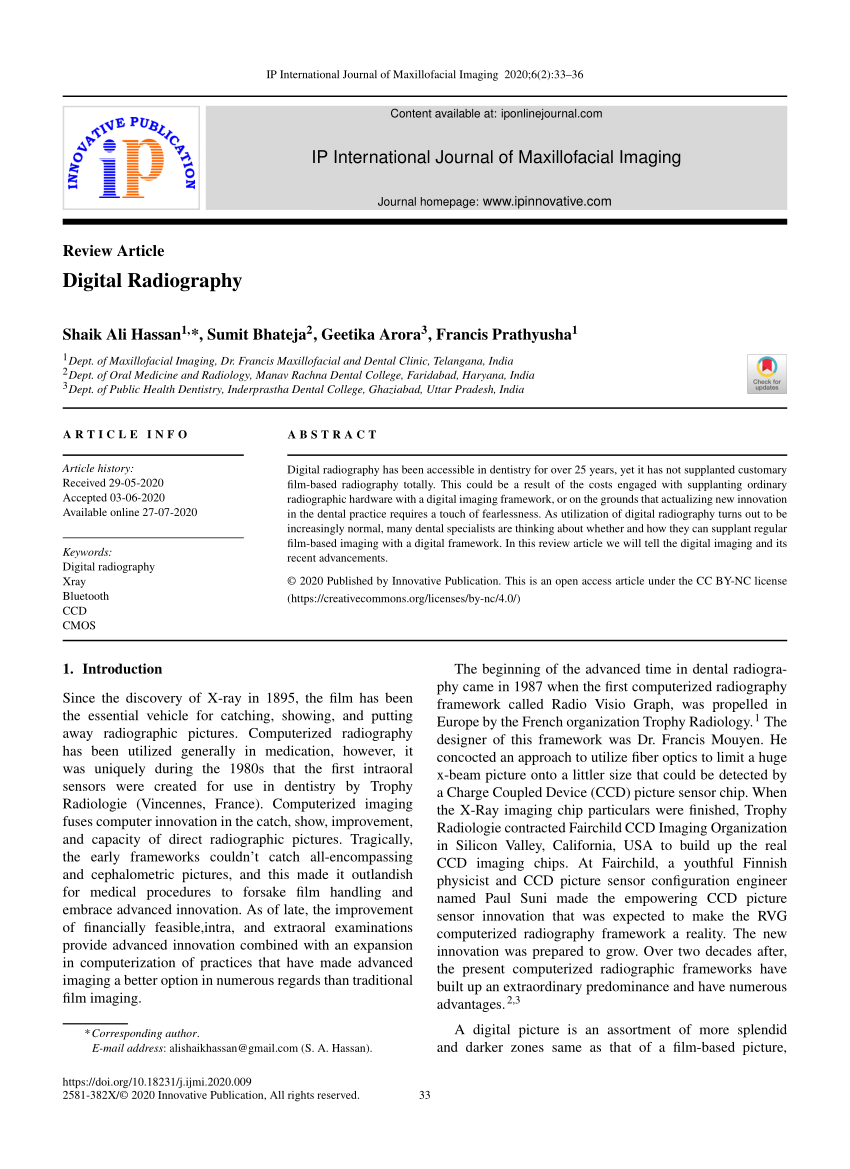 PDF] Evaluation of cassette‐based digital radiography detectors