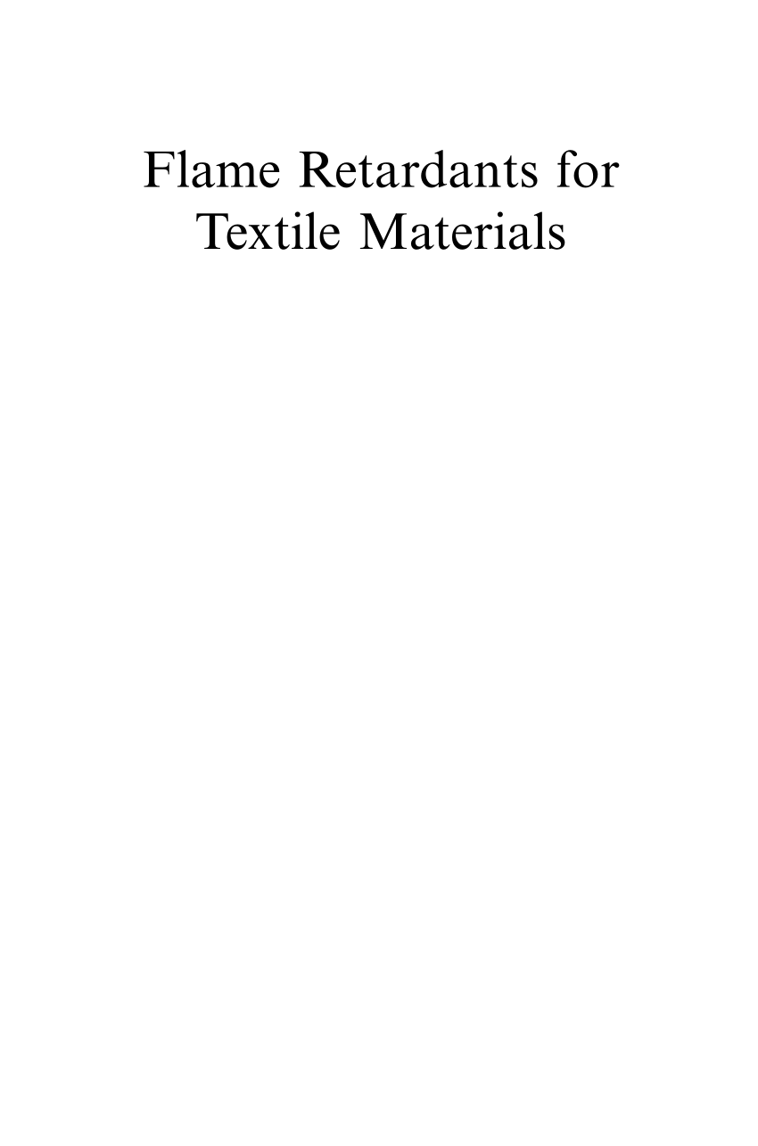 Flame Retardant Textiles: Different Test Methods and Standards Summary -  Testex