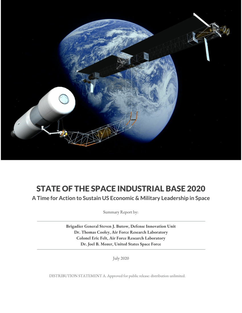 (PDF) State of the Space Industrial Base 2020
