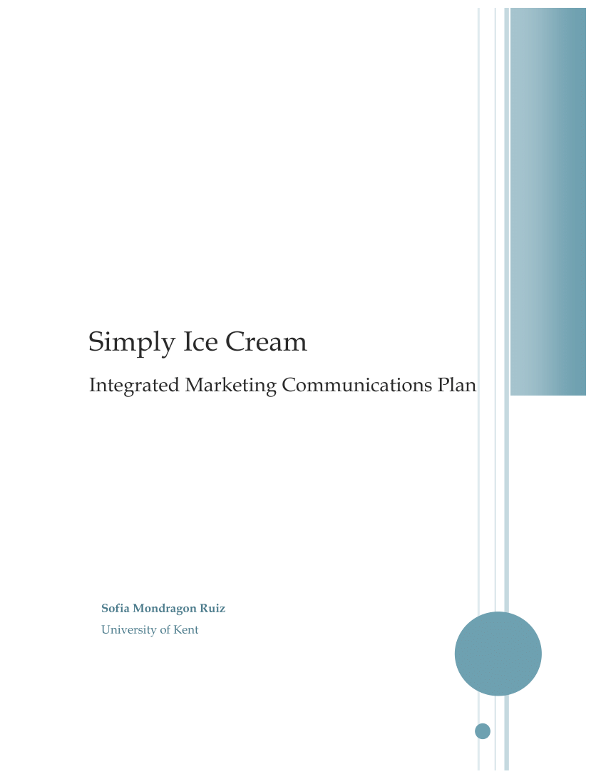 ice cream marketing plan