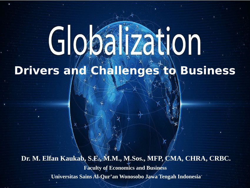 five drivers of globalization