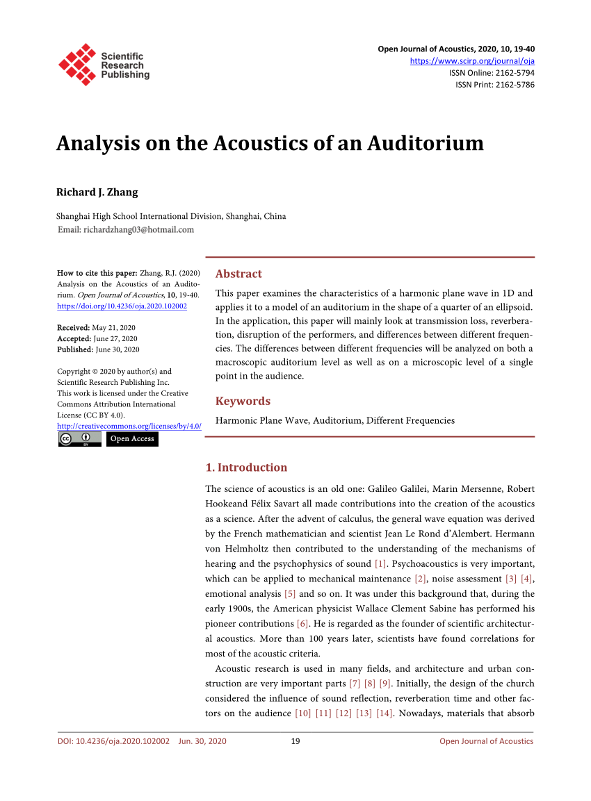 literature review on auditorium building pdf