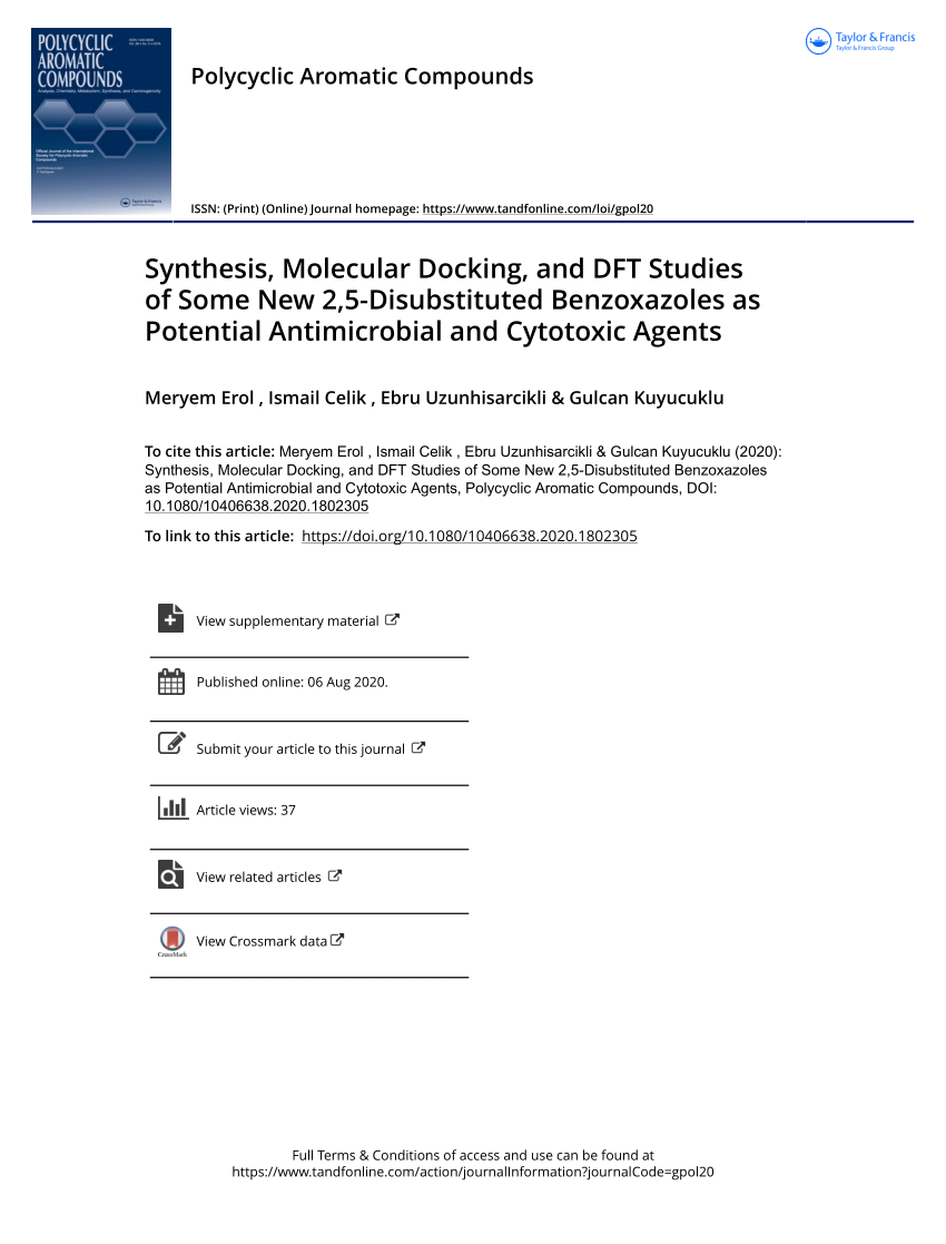 PDF Synthesis Molecular Docking and DFT Studies of Some New 2 5  