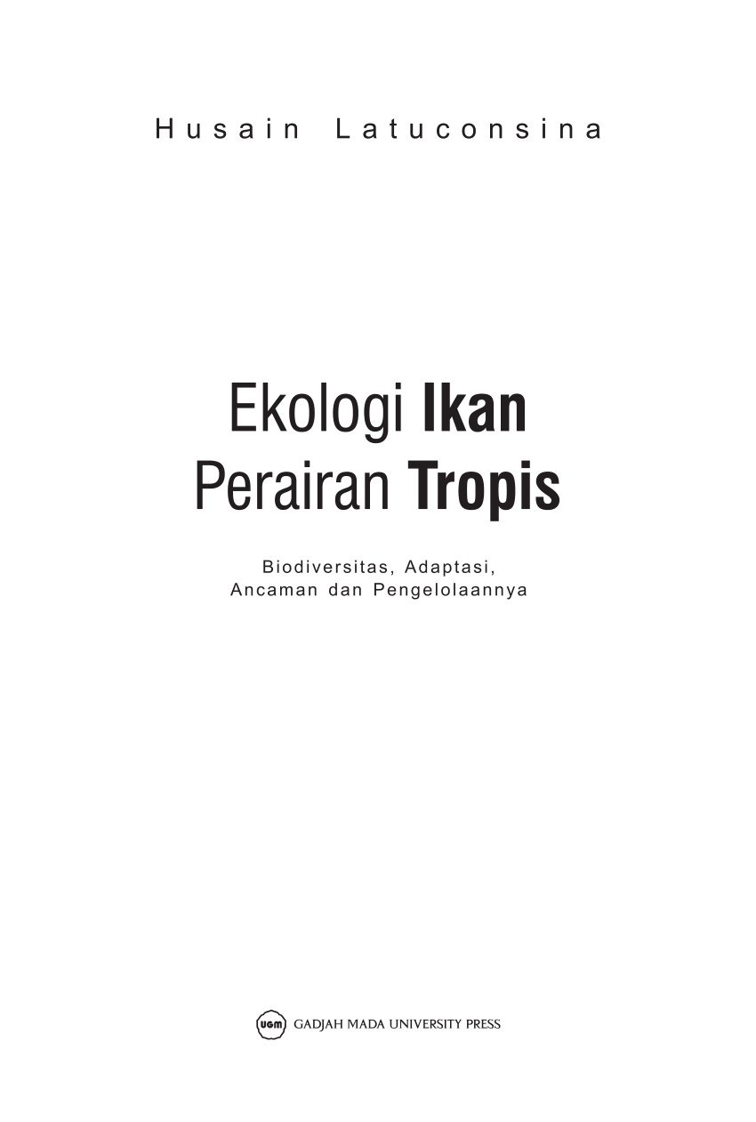  PDF Ekologi Ikan Perairan Tropis Biodiversitas 