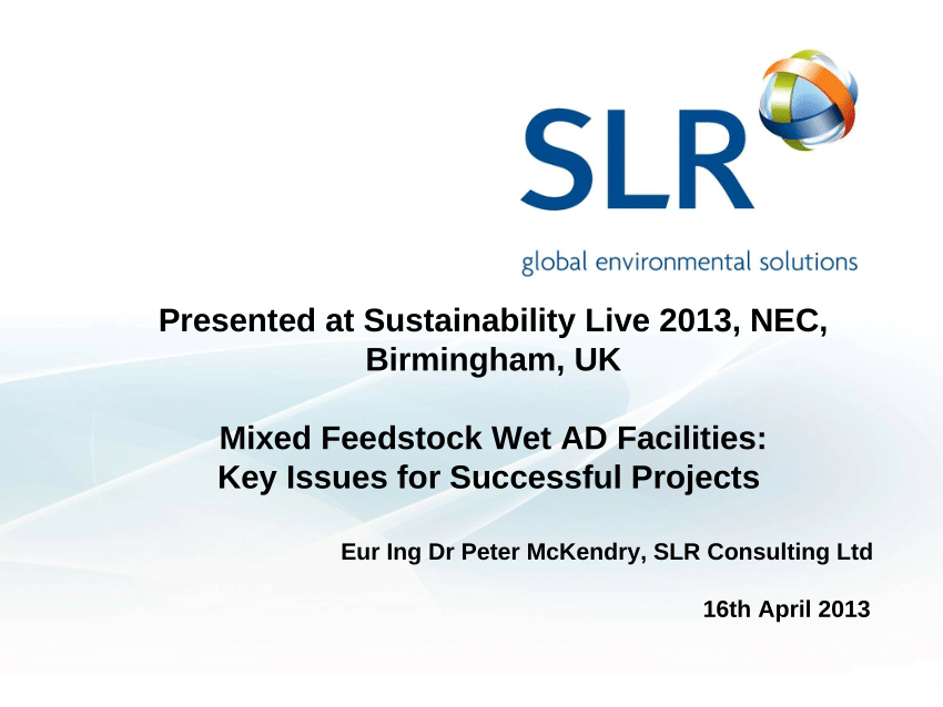 Pdf Mixed Ad Feedstocks Presentation Sustainability Live 13