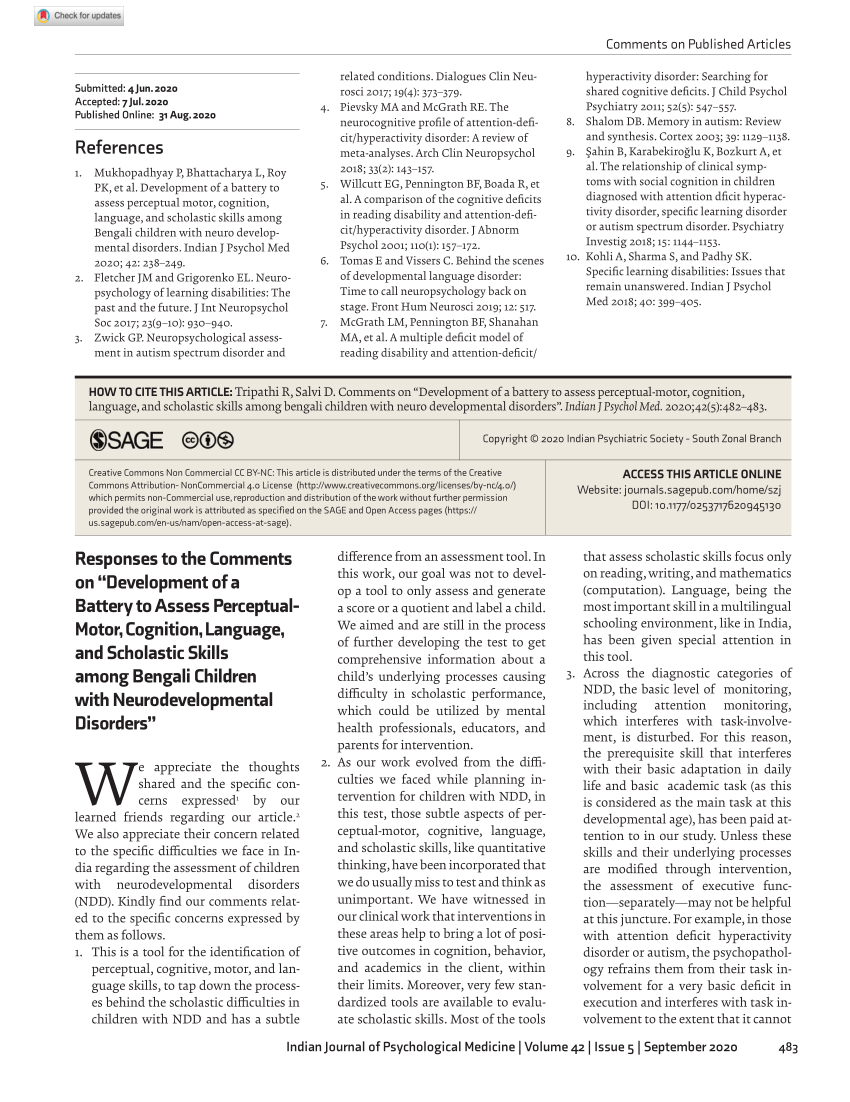 Perceptual and Motor Skills: Sage Journals