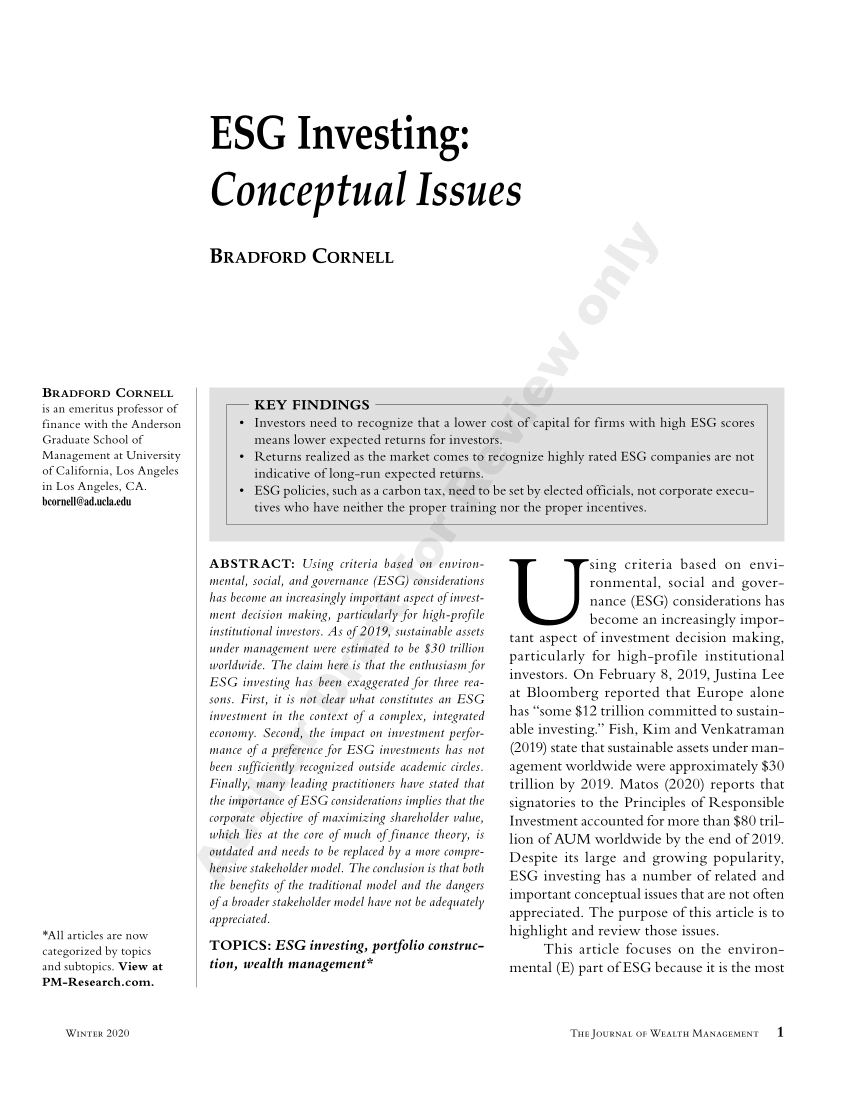 master thesis esg investing