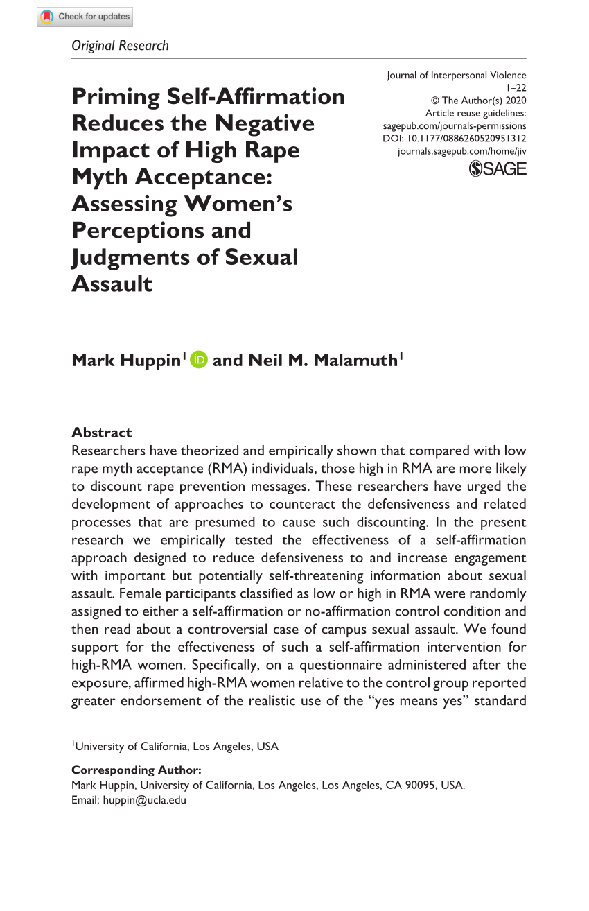 Persistent Stereotypes Falsely Link Women's Self-Esteem to Their Sex Lives  – Association for Psychological Science – APS