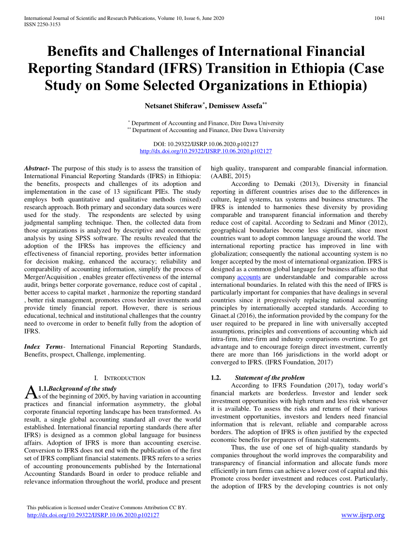 article review on financial management in ethiopia