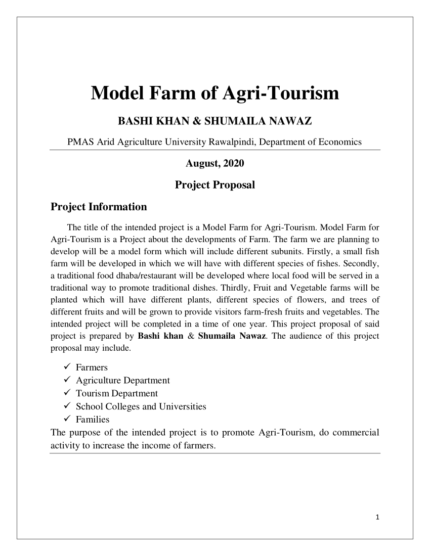 research proposal example tourism