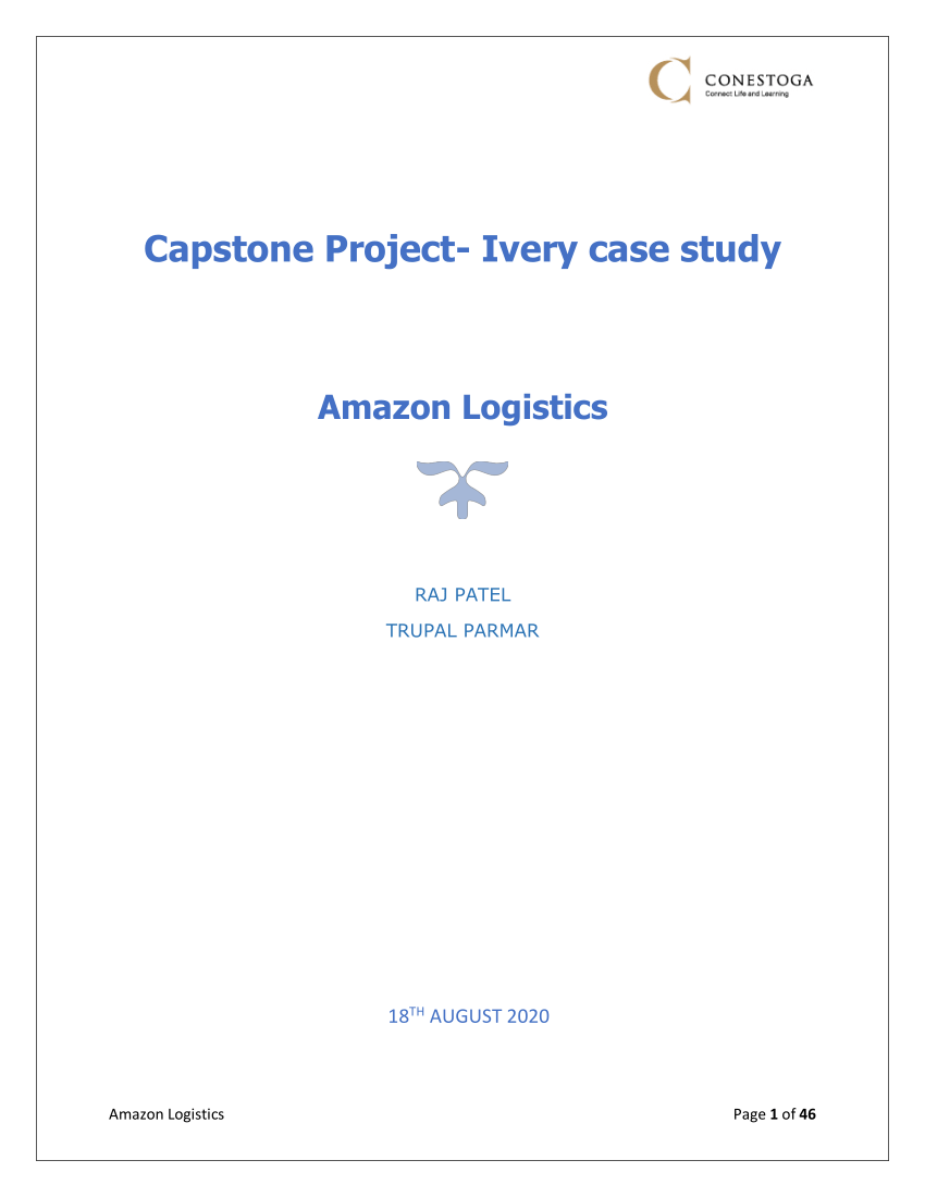 logistics case study pdf