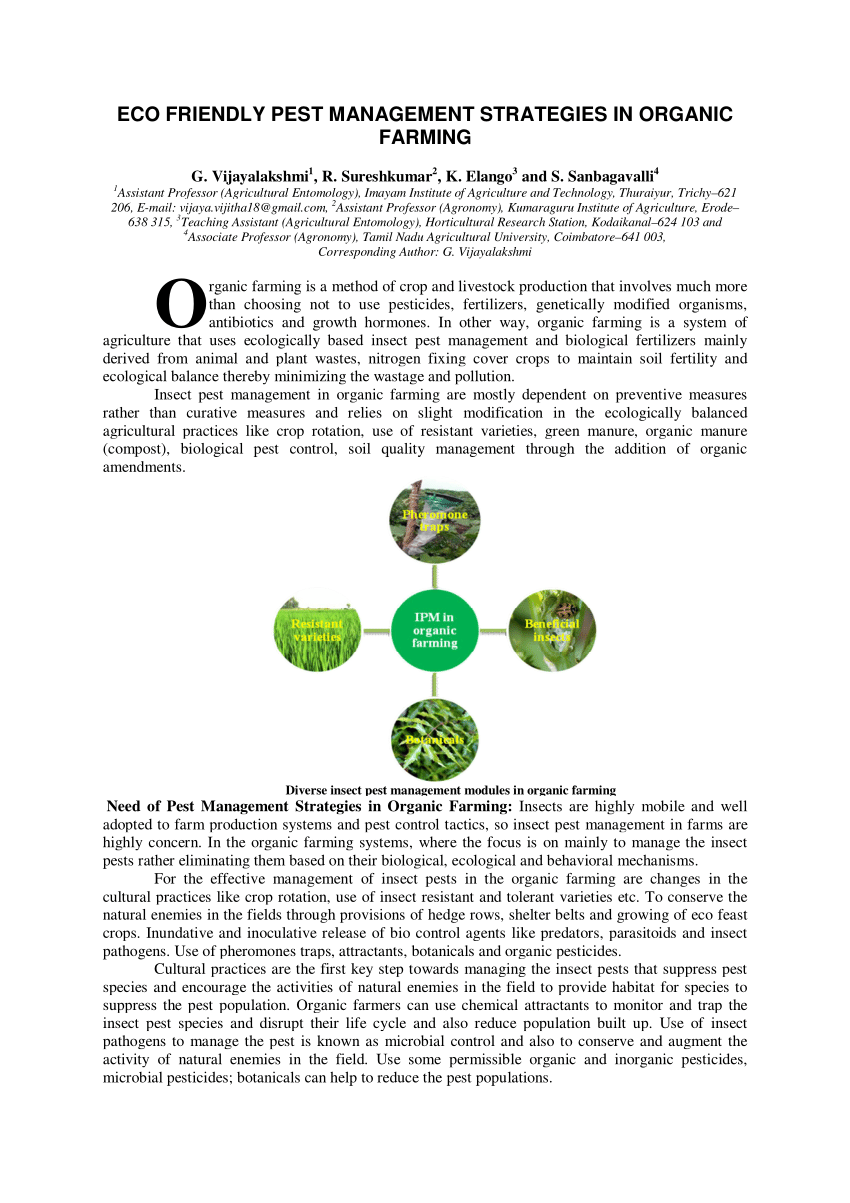 Handbook of Pest Management in Organic Farming 