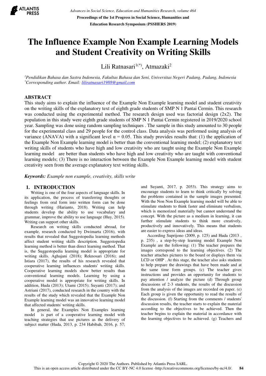 non research article example