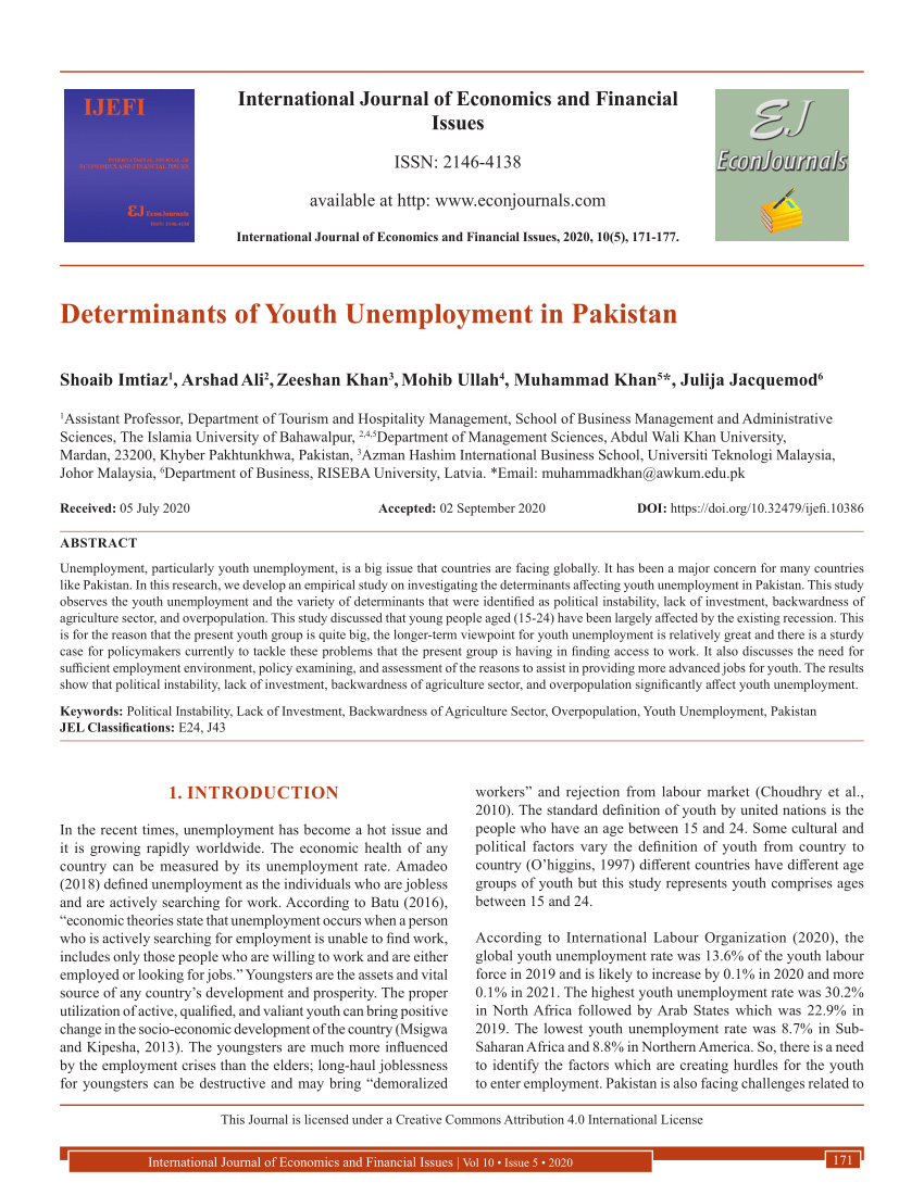 research proposal on youth unemployment