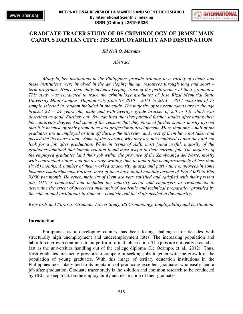 criminology thesis sample pdf