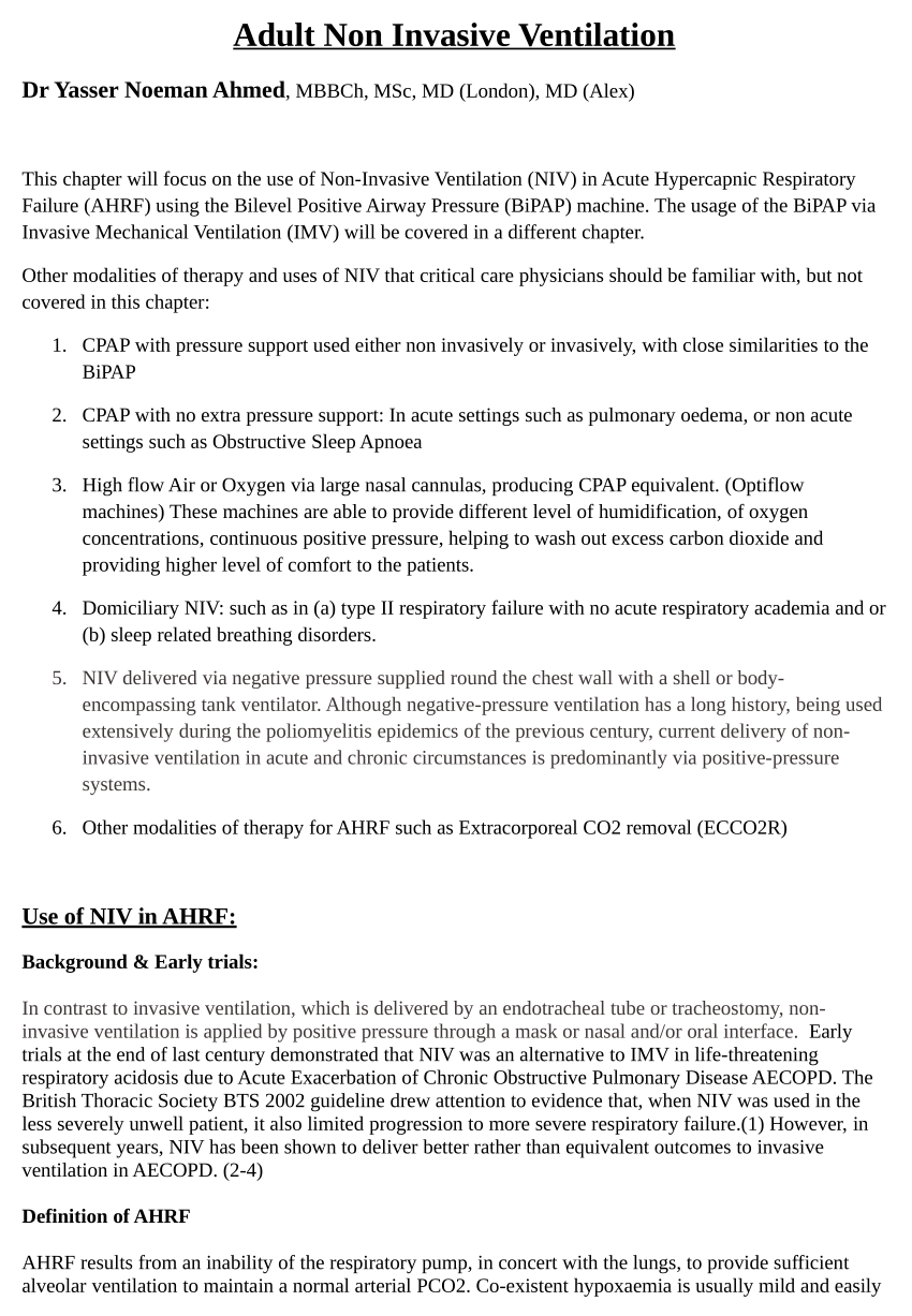 (PDF) NIV Chapter writing CCM guidelines Alexandria University