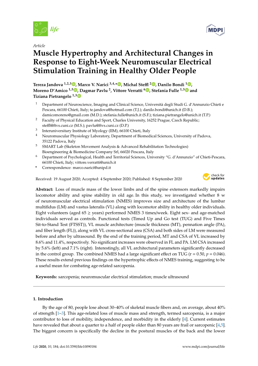 Frontiers  Neuromuscular Electrical Stimulation: A New Therapeutic Option  for Chronic Diseases Based on Contraction-Induced Myokine Secretion