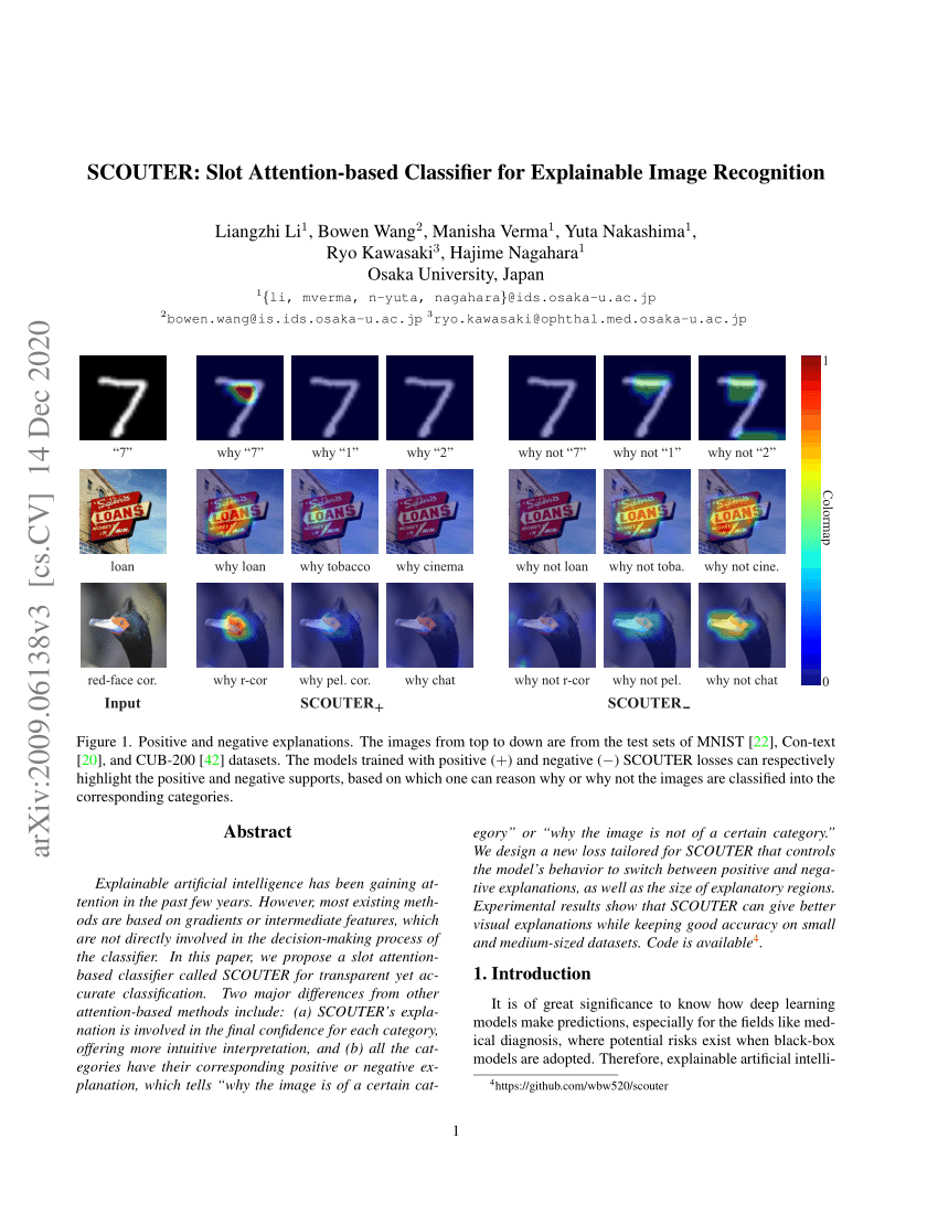 (PDF) SCOUTER: Slot Attention-based Classifier for Explainable Image