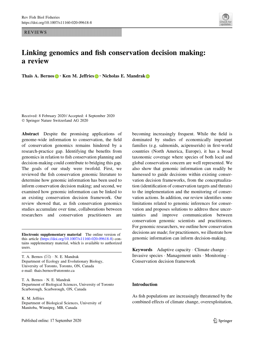 Fishing for Answers: The Reference Genome's Impact on Fishing Cat  Conservation