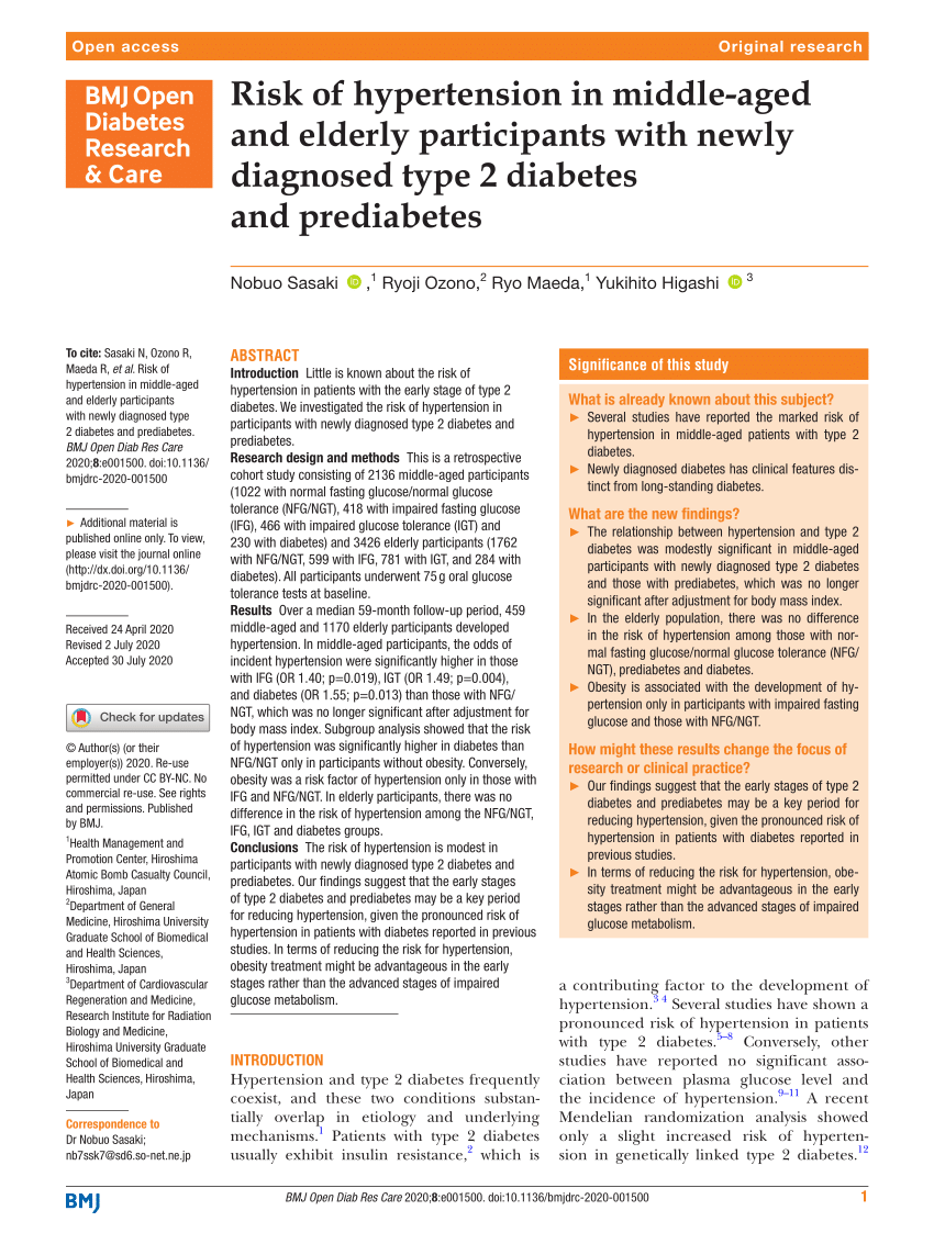 newly diagnosed type 2 diabetes case study