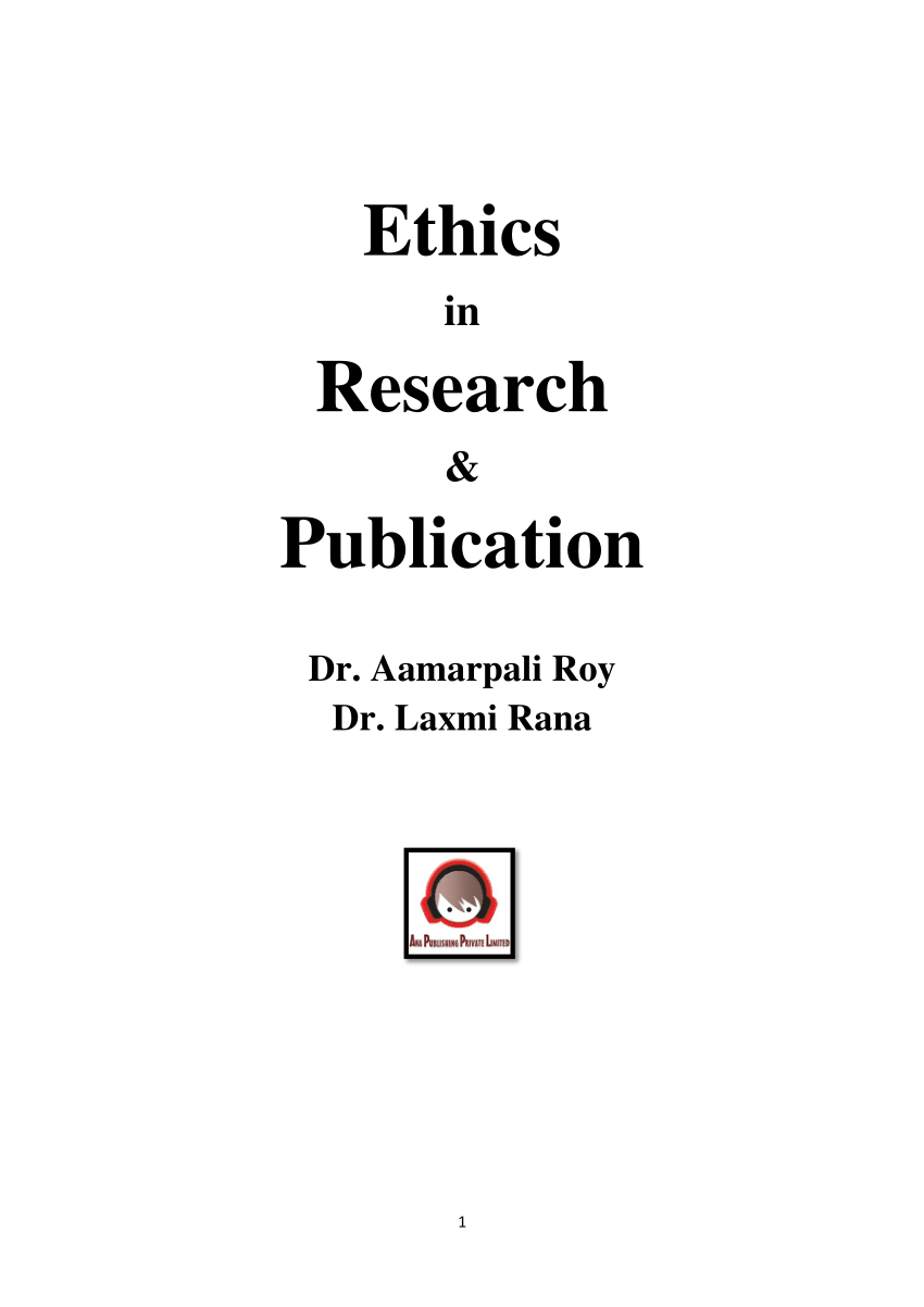 ethics in research journal article