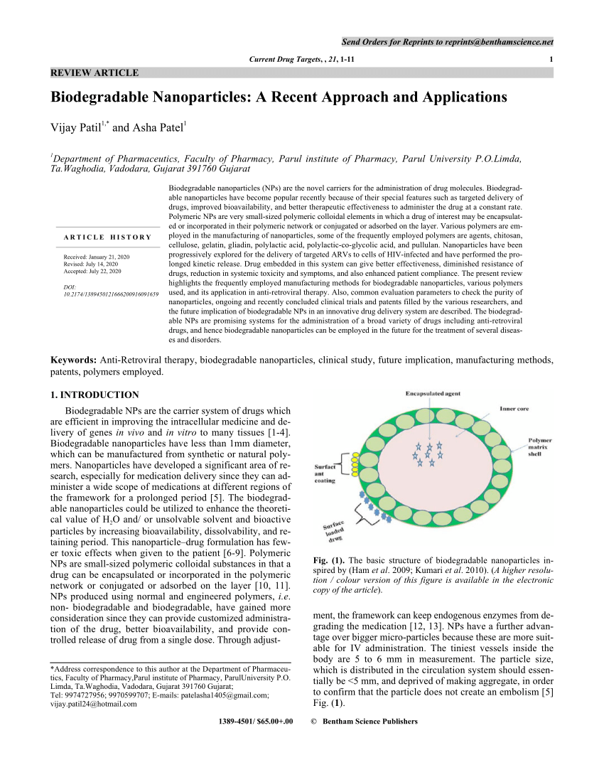 biodegradable nanoparticles thesis