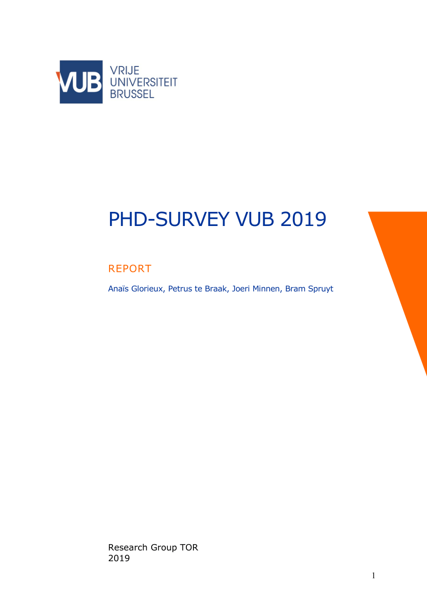 phd portfolio vub credits