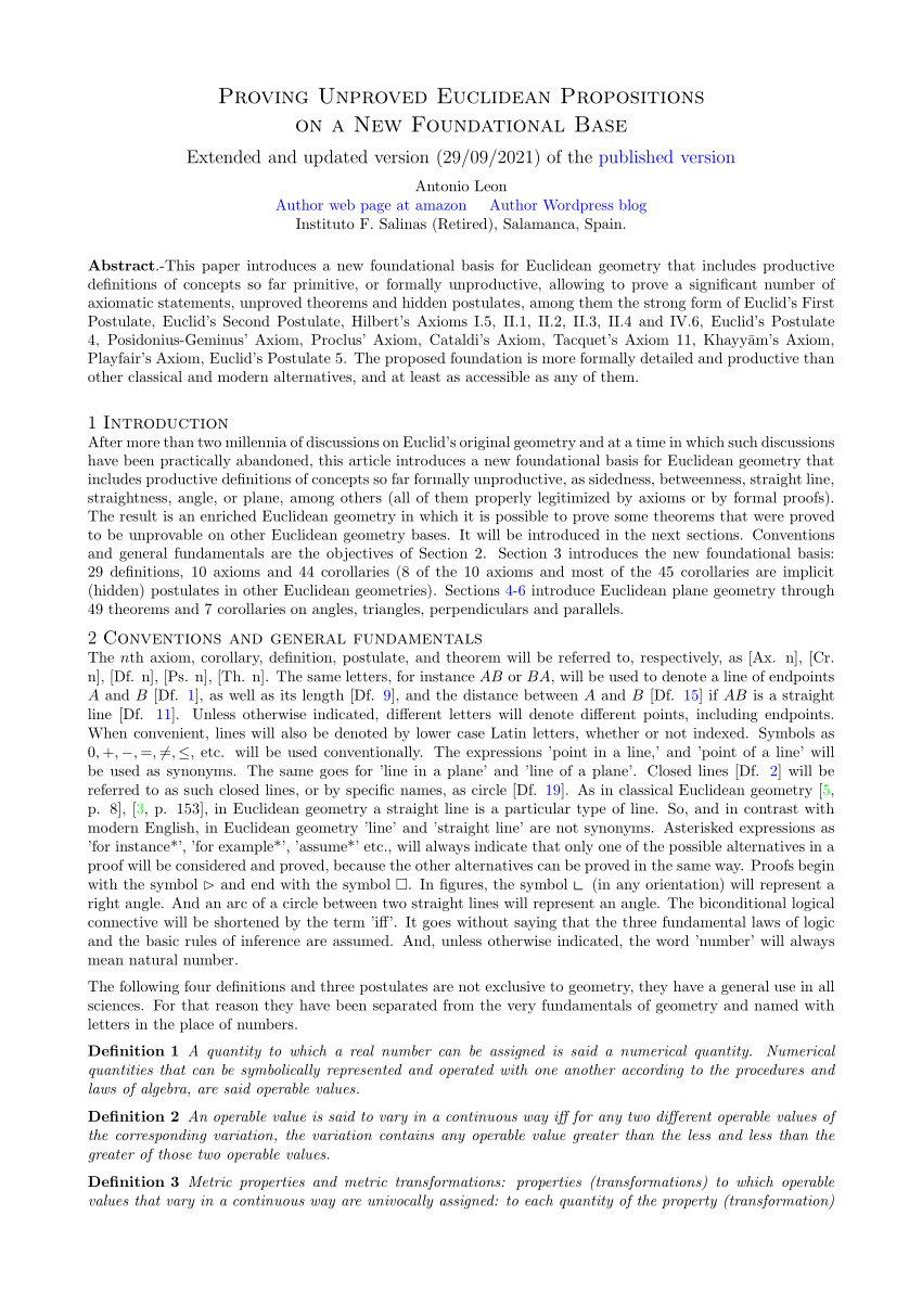 Euclid 29: Alternate Interior Angle Converse 