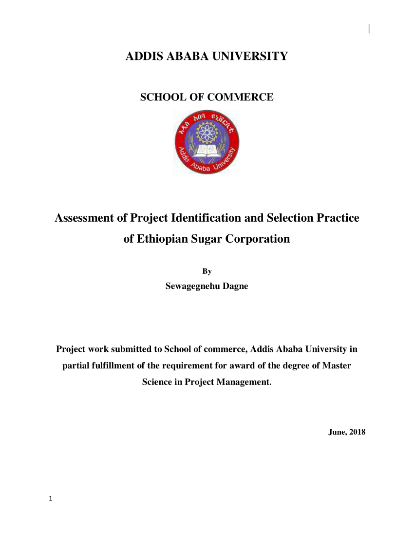 article review on project management in ethiopia pdf
