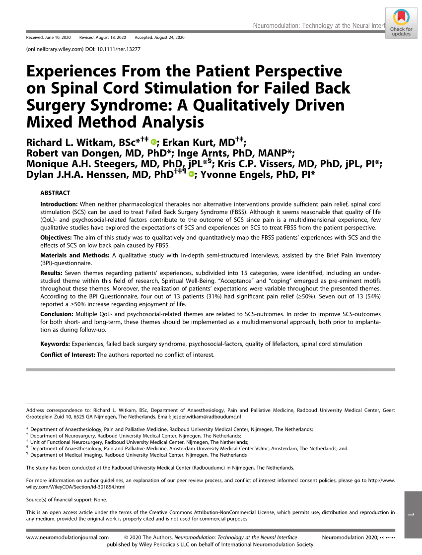 https://i1.rgstatic.net/publication/344383922_Experiences_From_the_Patient_Perspective_on_Spinal_Cord_Stimulation_for_Failed_Back_Surgery_Syndrome_A_Qualitatively_Driven_Mixed_Method_Analysis/links/5fd4914ba6fdccdcb8bb1057/largepreview.png