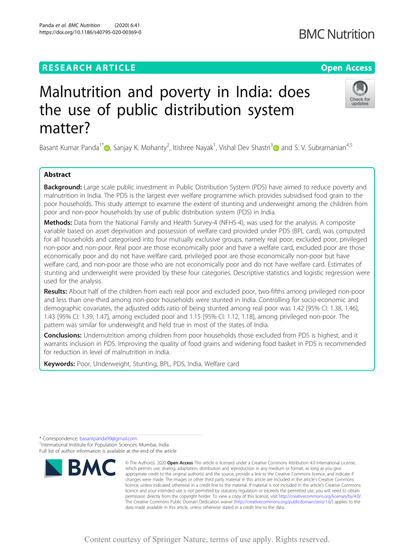 poverty in india articles