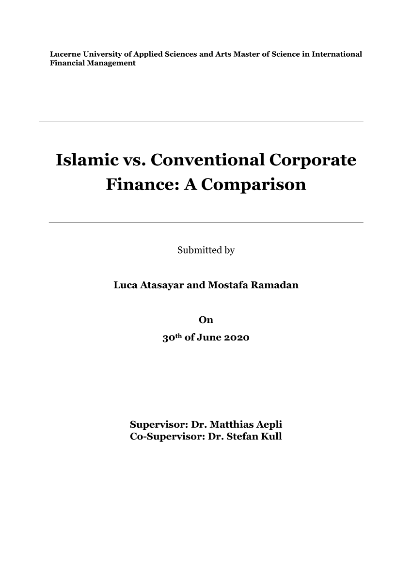 islamic finance dissertation pdf