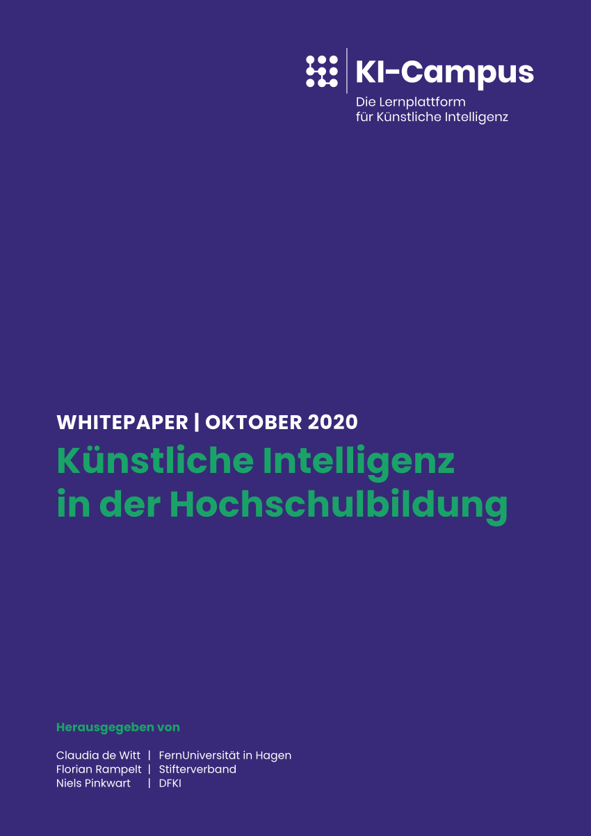 PDF) Künstliche Intelligenz in der Hochschulbildung. Whitepaper. Pertaining To master risk participation agreement template