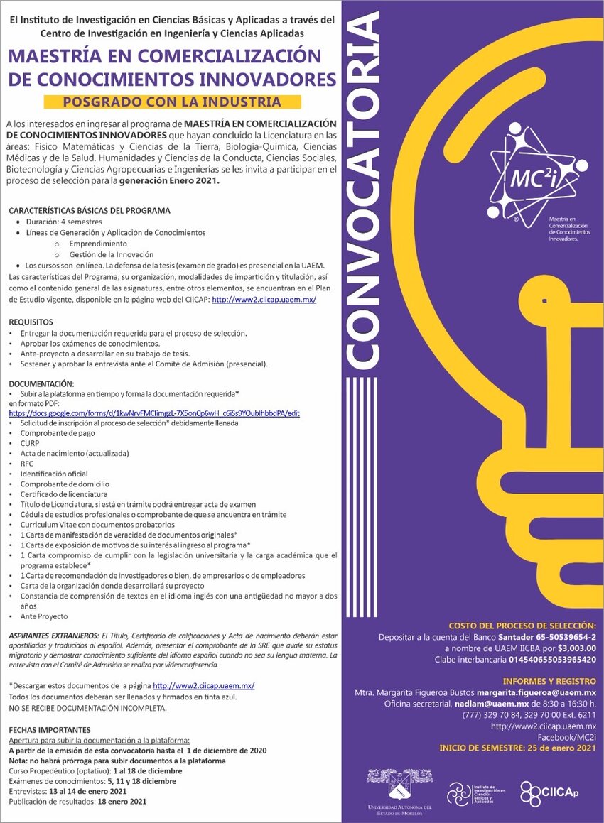 (PDF) MAESTRIA EN COMERCIALIZACIÓN DE CONOCIMIENTOS INNOVADORES