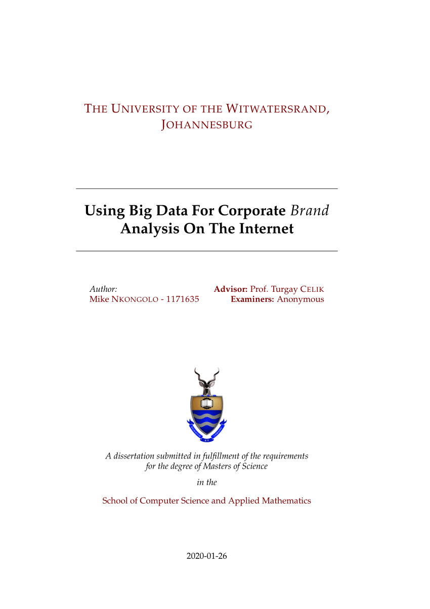dissertation projects for computer science