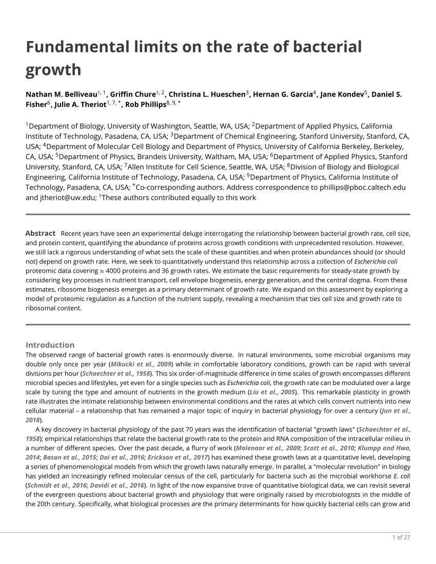 pdf-fundamental-limits-on-the-rate-of-bacterial-growth