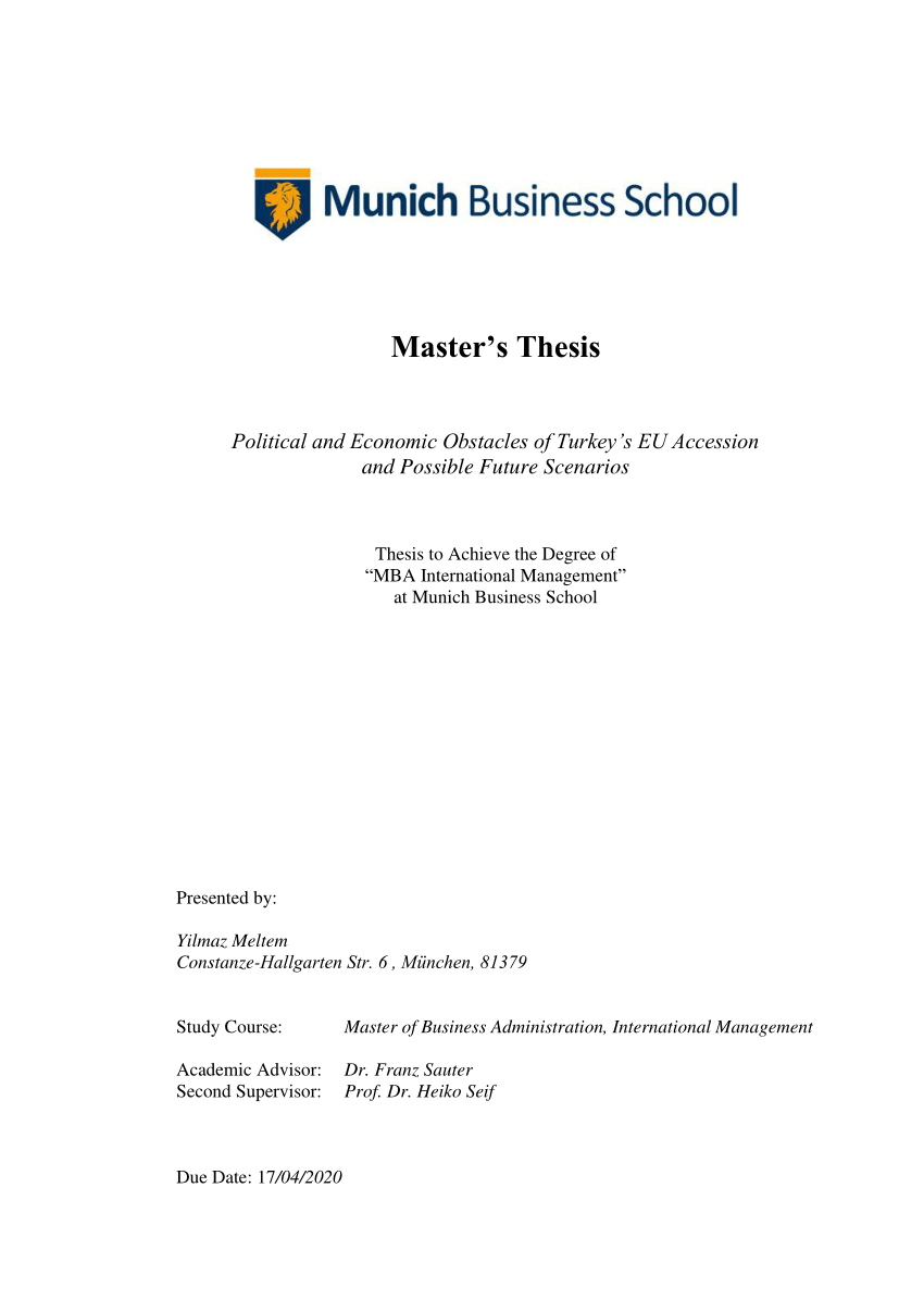 mba finance dissertation free download