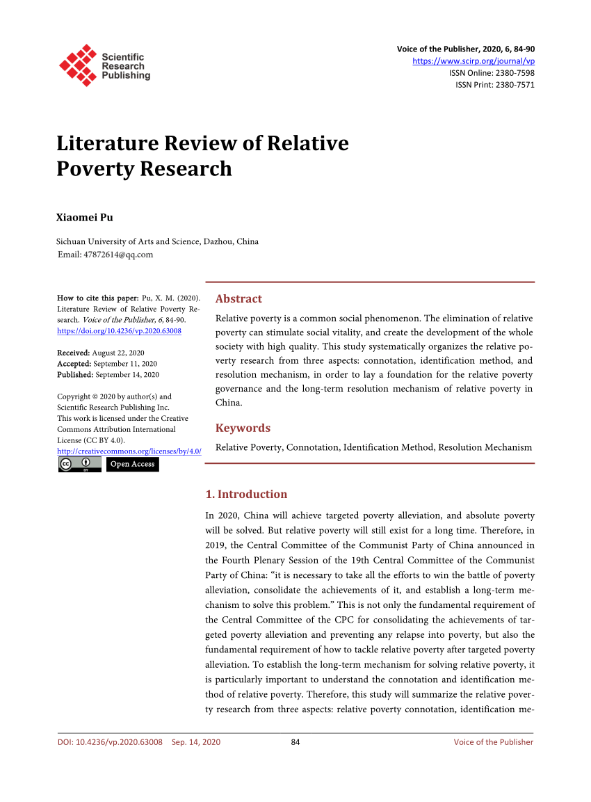 characteristics of poor literature review