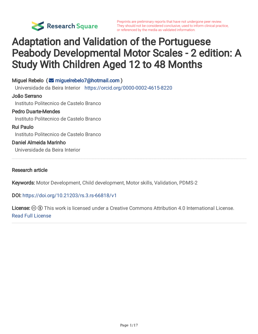 PDMS-3: Peabody Developmental Motor Scales–Third Edition, Complete