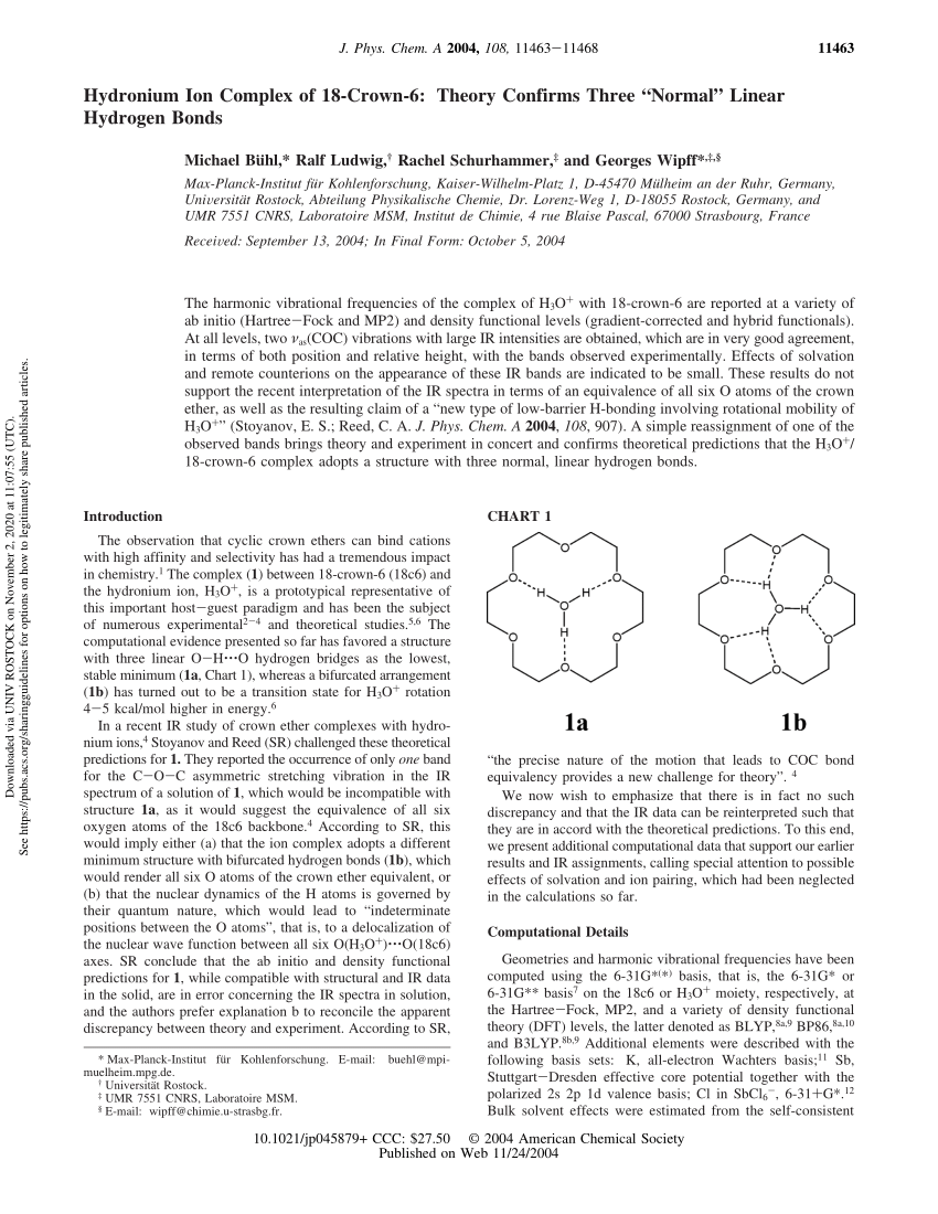 Hydronium Ion Complex of 18-Crown-6: Where Are the Protons? A