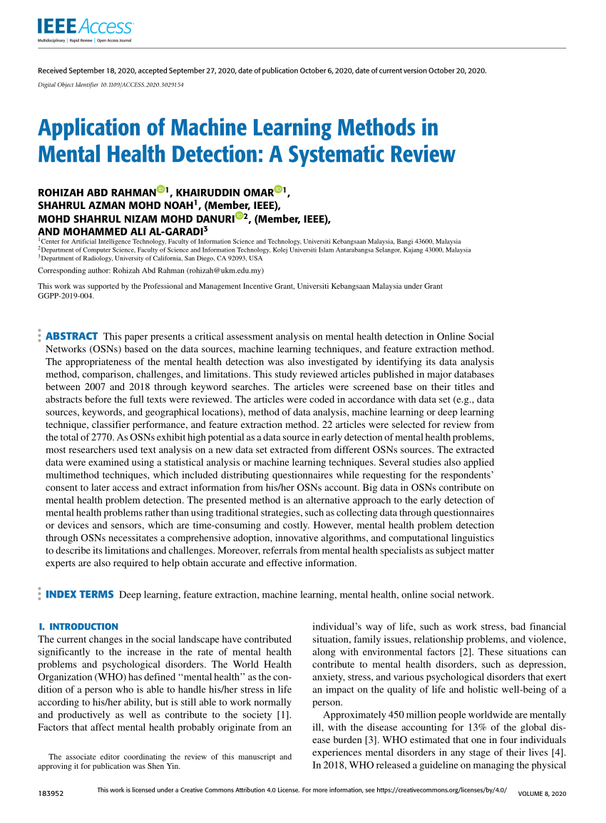 research paper of machine learning