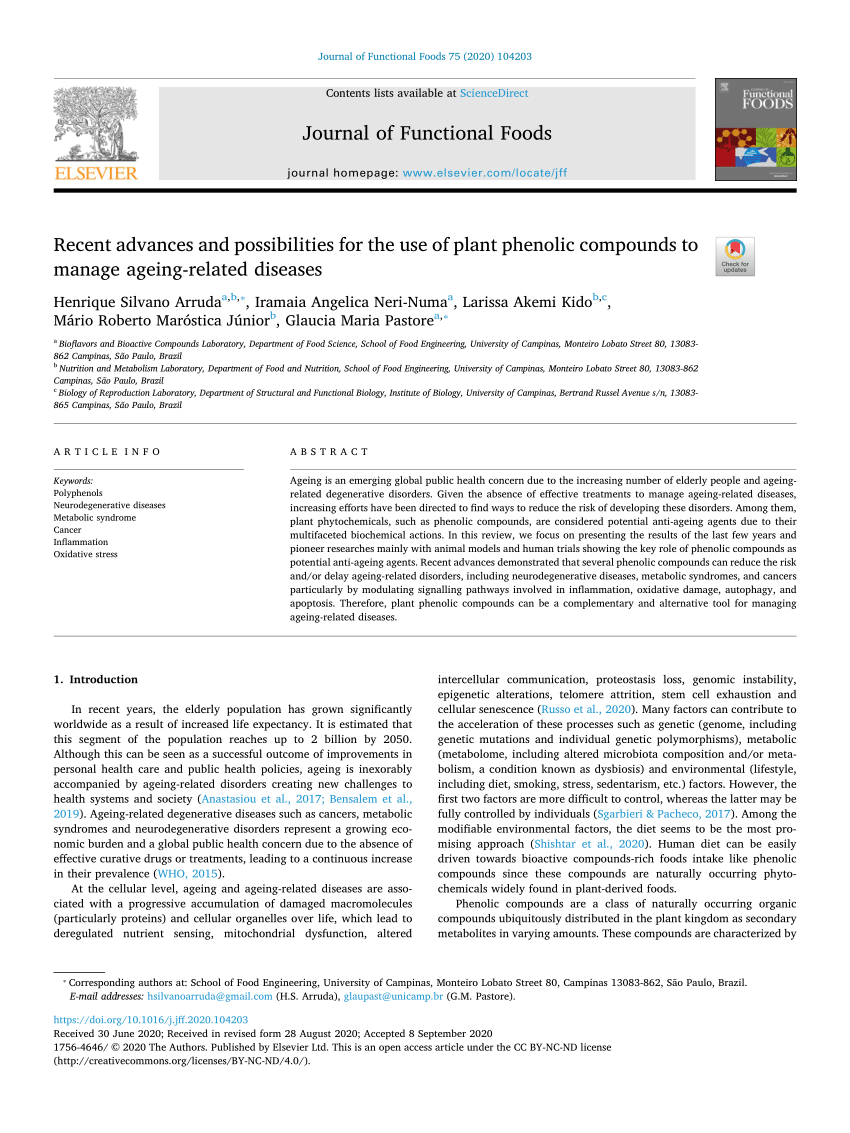 PDF Recent advances and possibilities for the use of plant  