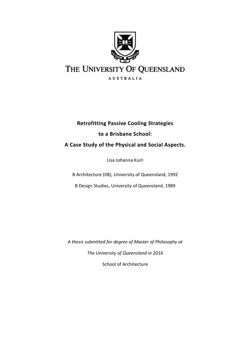 university of queensland thesis search