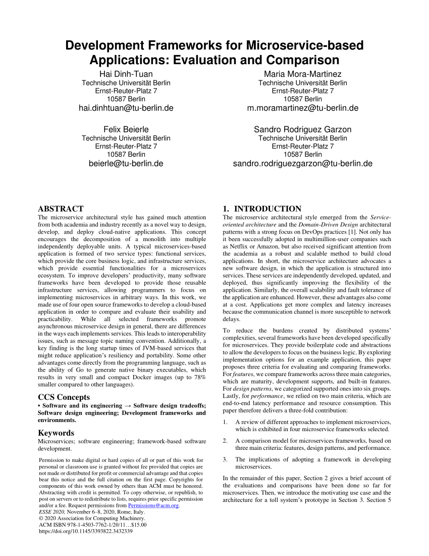 java microservices framework comparison