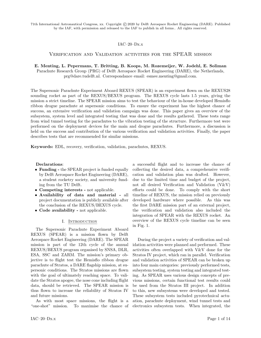 A Shot at Space: Validating Rocket Integrity With Thermal Imaging