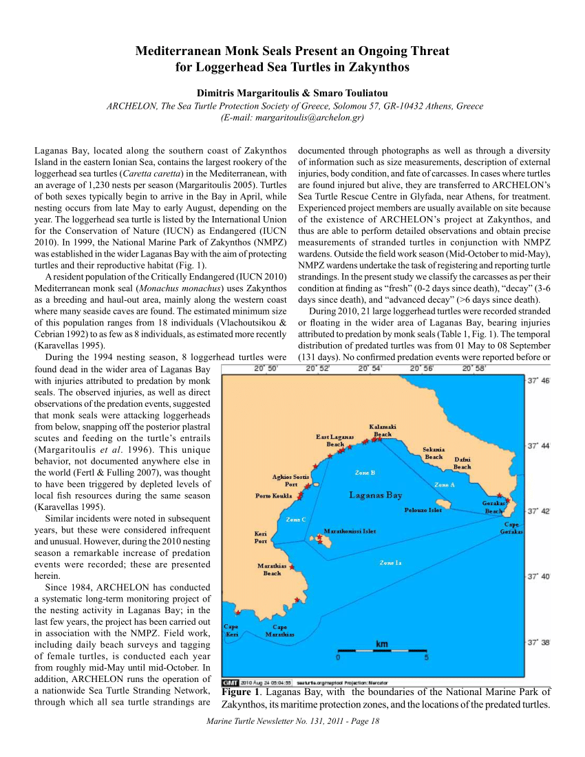 PDF Mediterranean Monk Seals Present an Ongoing Threat for  