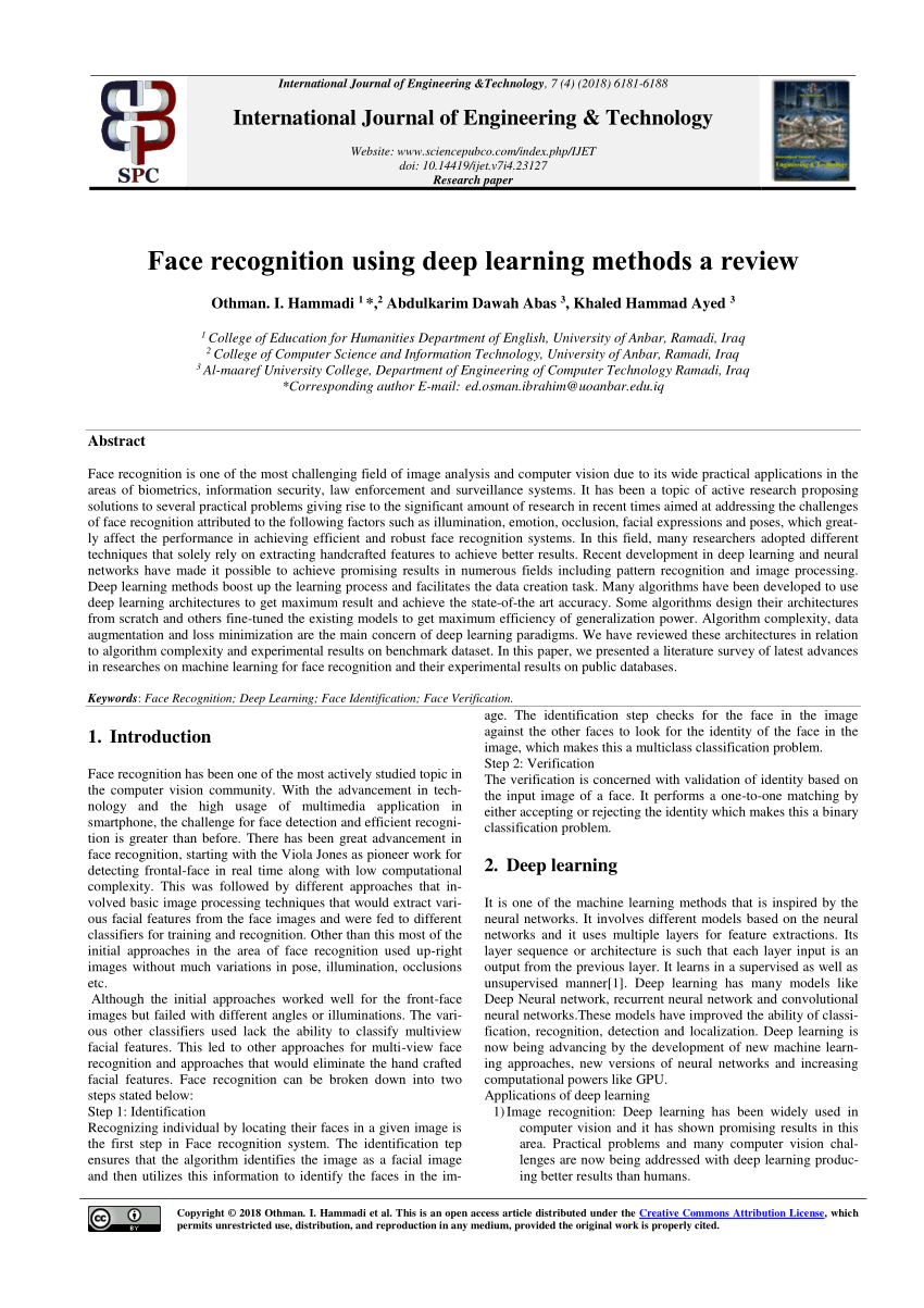 image recognition research papers