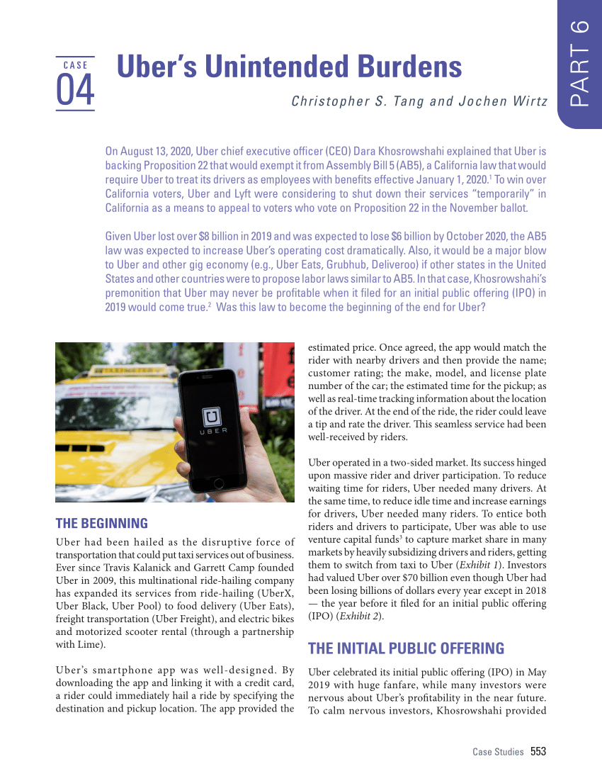 case study on uber pdf