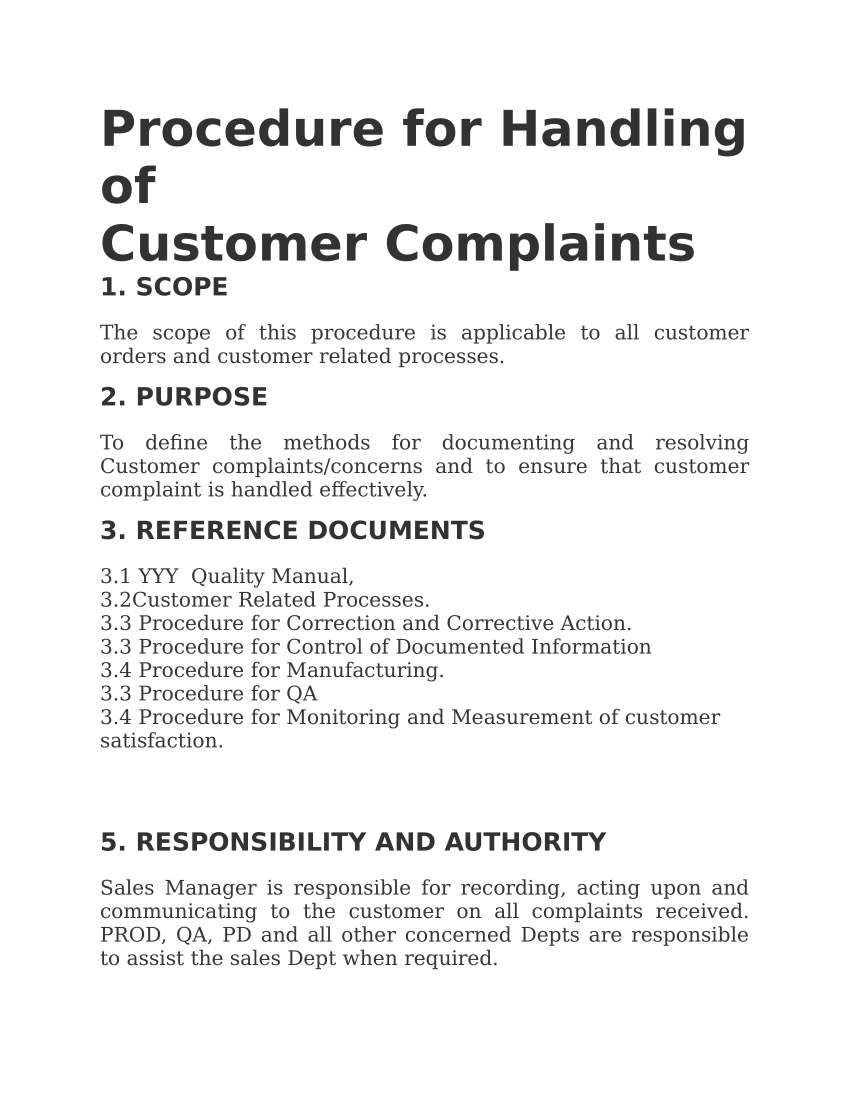 case study handling customer complaints