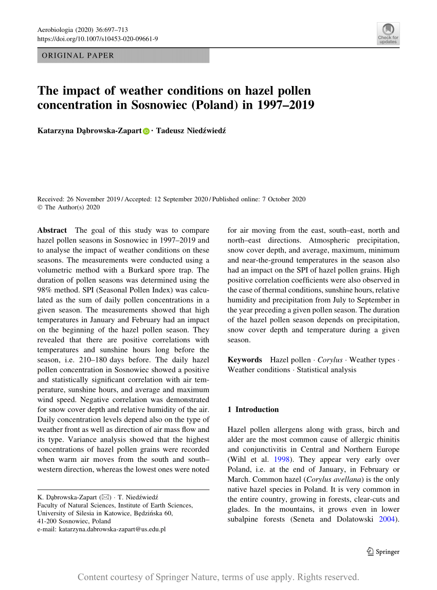 pdf-the-impact-of-weather-conditions-on-hazel-pollen-concentration-in